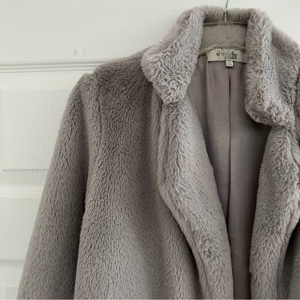 Plush grey jacket